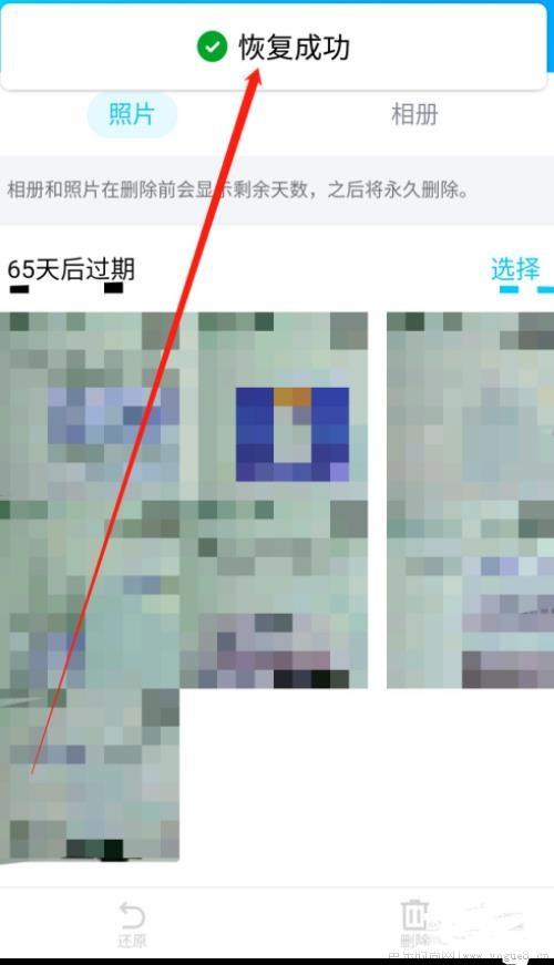 怎么找回qq相册里删除的照片
