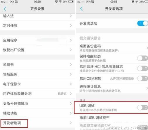 vivo手机usb调试在哪