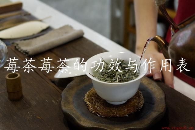 莓茶莓茶的功效与作用表（改善健康的助力）